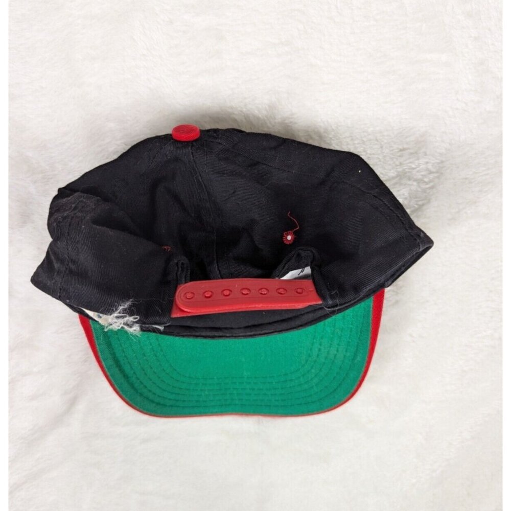 Vtg Chicago Bulls Youth Snapback Hat AJD Sports Boys Spellout Jordan Cap - Picture 3 of 6
